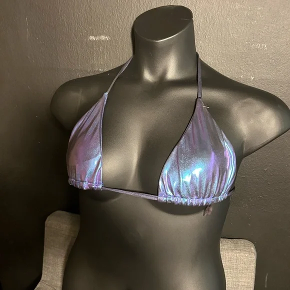 Iridescent Purple Bikini Top Small - Picture 5 of 10
